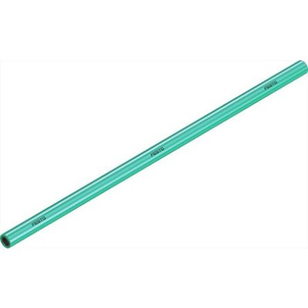 Festo Polyvinyl Chloride, Hose Pipe, 6 mm ID, 10 mm OD, Green