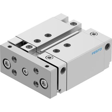 Festo Pneumatic Guided Cylinder - DFM-25-30-B-PPV-A-KF 25 mm Bore, DFM Series, 30 mm Double Acting Acting
