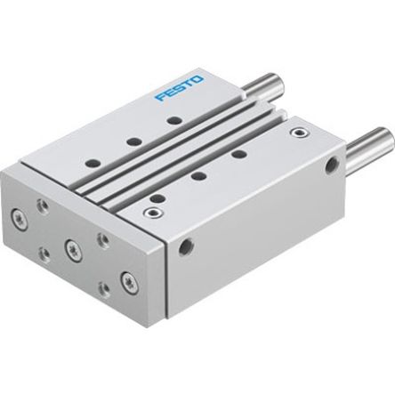 Festo Pneumatic Guided Cylinder - DFM-50-125-P-A-KF-F1A 50 mm Bore, DFM Series, 125 mm Double Acting Acting