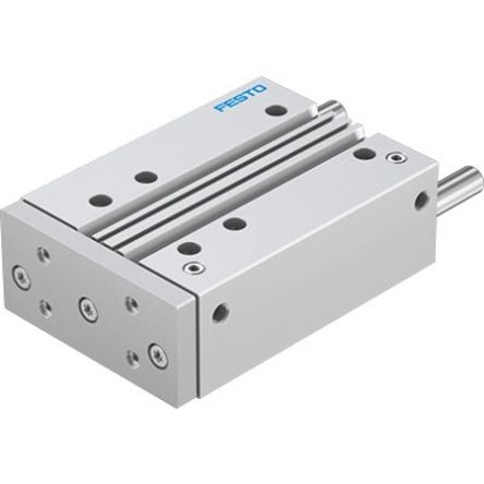 Festo Pneumatic Guided Cylinder - DFM-63-160-P-A-KF-F1A 63 mm Bore, DFM Series, 160 mm Double Acting Acting