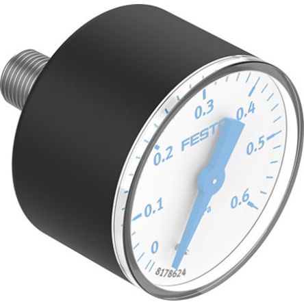 Festo R 1/8 Type R Pressure Gauge, 39 mm, 0 bar