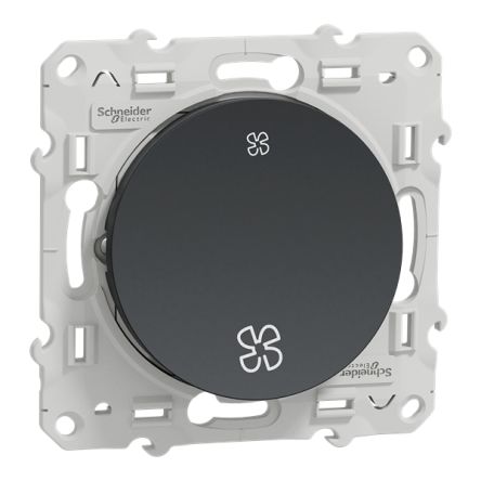 Schneider Electric 2 Way Anthracite 10A Odace 2011 Series