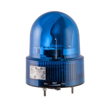 Schneider Electric Harmony XVR Series Blue Rotating Beacon 24V ac/dc, LED Bulb Screw, IP23