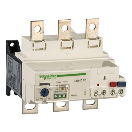 Schneider Electric, TeSys Overload Relay NO/NC, 100A F.L.C, 100A Contact Rating, 24V dc