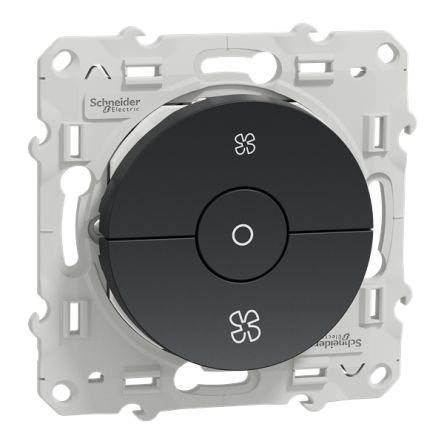 Schneider Electric 2 Way Anthracite 6A Odace 2011 Series