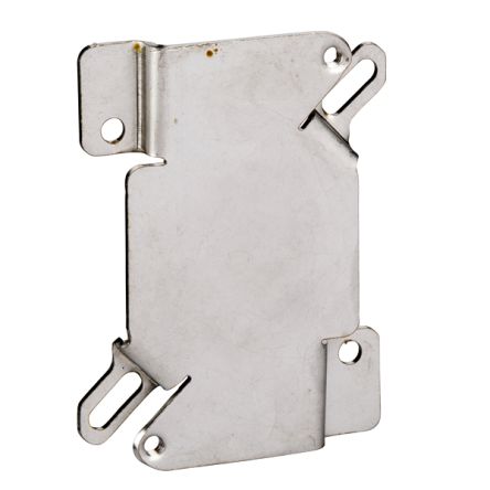 Schneider Electric Steel Steel Plated Mounting Plate Mounting Plate, 80mm W, 56 mm L for Use with Enclosure