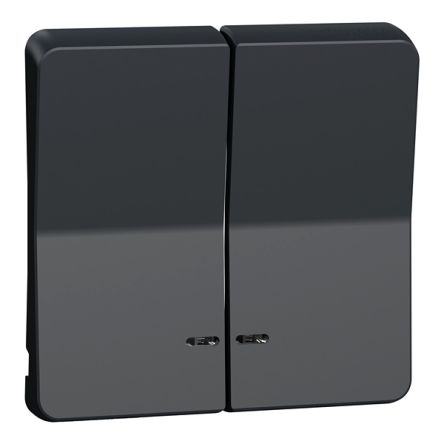 Schneider Electric Grey, 2 Way Double Rocker, Mureva Styl