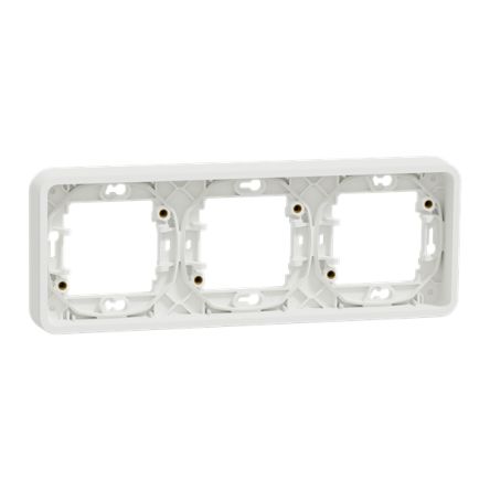 Schneider Electric Mureva Styl White Polycarbonate Back Box, IP55, Flush Mount 19 mm 84mm 19 mm