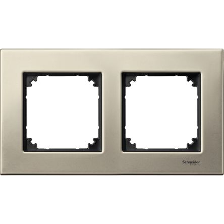 Schneider Electric Brown 2 Gang Light Switch Cover