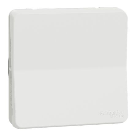 Schneider Electric White Push Button, Mureva Styl