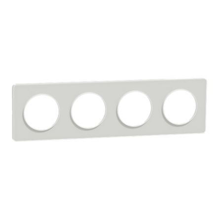 Schneider Electric White 4 Gang Light Switch Cover