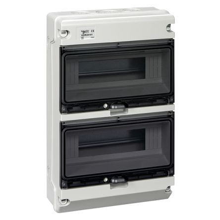Schneider Electric Mureva Light Grey Polymer Back Box, IP65 125 mm 248mm 125 mm