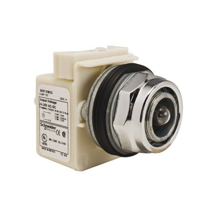 Schneider Electric Pilot Light Head, 30 mm Cutout Harmony Series