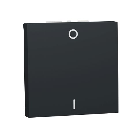 Schneider Electric Anthracite, 1 Way Rocker Light Switch, 1 Gang, New Unica