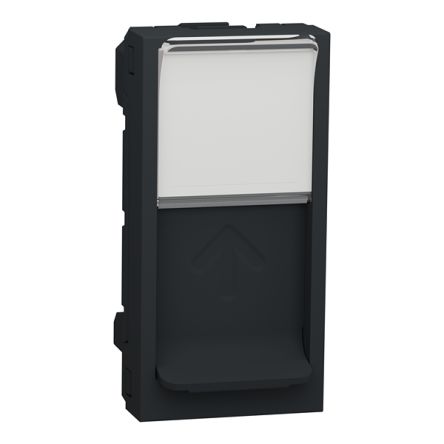 Schneider Electric New Unica Series, Straight RJ45 Fixing Accessory Flush