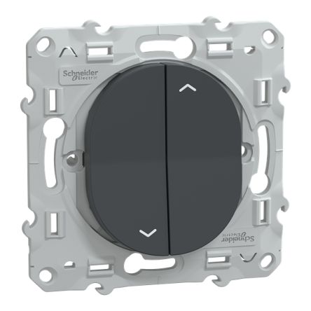 Schneider Electric Ovalis C Grey Mast Thermoplastic Back Box Mounting Frame, IP21D, Surface Mount 71 mm 71mm 43 mm