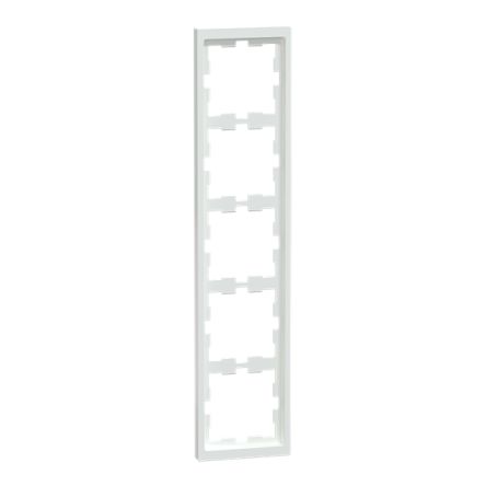 Schneider Electric White 5 Gang Frame