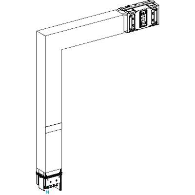 Schneider Electric Busbar Trunking, 630A, 800 mm, KSA630 Series