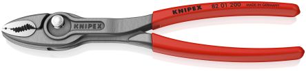 Knipex 82 01 200 SB 1-Piece Gripping Plier, 200mm Overall