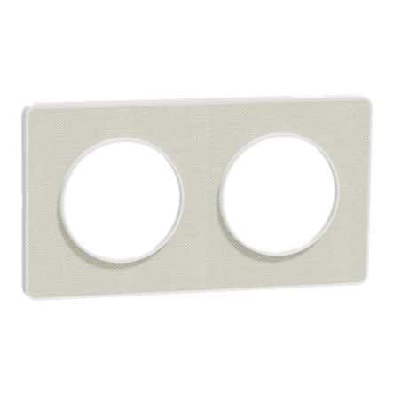 Schneider Electric White 2 Gang Cover Plate