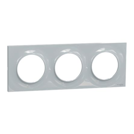 Schneider Electric Grey 3 Gang Cover Plate