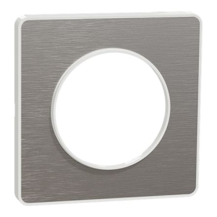 Schneider Electric Lighting Cover for use with Odace, 85mm Width, Clip Fixing, 85 mm