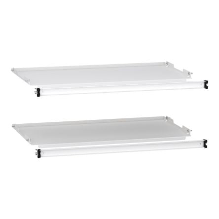 Schneider Electric Steel Mounting Plate, 800mm W, 7150000.00 mm L for Use with Panelset