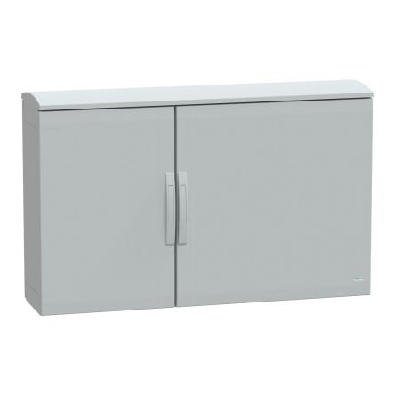 Schneider Electric PanelSeT Series Fibreglass Reinforced Polyester 2-Door Floor Standing Enclosure, Plain Door, IP44 320
