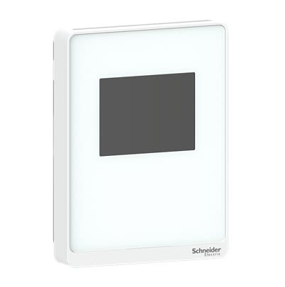 Schneider Electric SLPWTC2 Air Quality Monitor 50 °C, 50 °C Max, 100 %RH Max, AC Adapter-Powered