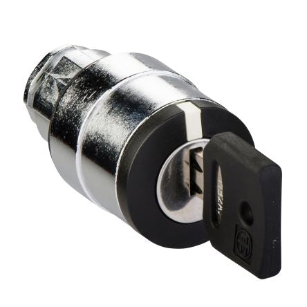 Schneider Electric ZB4 Series 2 Position Selector Switch Head, 22 mm Cutout, IP67, IP69, IP69K, IP66