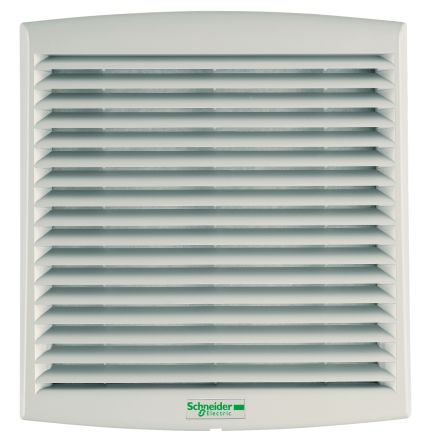 Schneider Electric Grey Injected Thermoplastic Vent Grille 137 mm, 117mm, 49 mm
