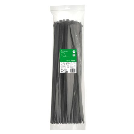 Schneider Electric Cable Tie, Cable Tie, 550 mm x 8.8mm, Black Polyamide 66