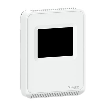 Schneider Electric SLPSTCV2 Air Quality Monitor 50 °C, 50 °C Max, 100 %RH Max, AC Adapter-Powered