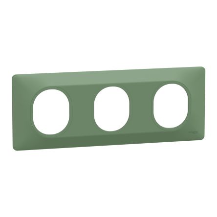 Schneider Electric Green 3 Gang Light Switch Cover