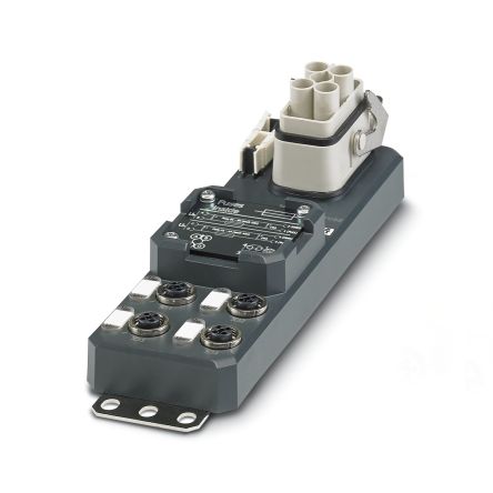 Phoenix Contact Distribution Block, 4 Way, 24V dc, 70A, Black