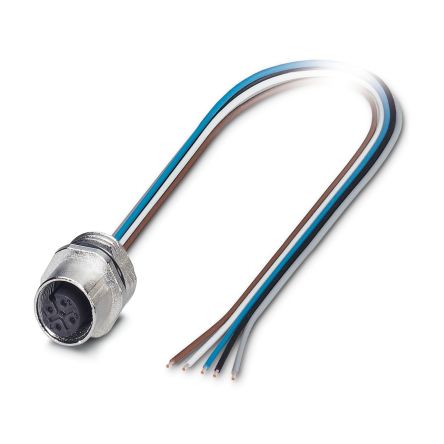 Phoenix Contact Circular Connector, 5 Contacts, Front, M12 Connector, Socket, Female, IP67, SACC Series