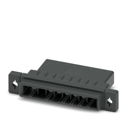 Phoenix Contact D32H Series Panel Feed Through Terminal Plug, 8-Contact, 5.08 mm Pitch, Snap-in, 1 Row Crimp