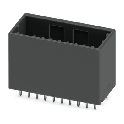 Phoenix Contact DD21H Series Wave Soldering Mount PCB Header, 20 Contact(s), 2.5 mm Pitch, 2 Row, Shrouded