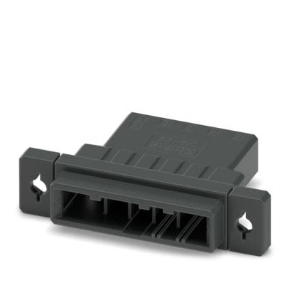 Phoenix Contact D32H 2 Series Panel Feed Through Terminal Plug, 5-Contact, 5.08 mm Pitch, 1 Row Crimp