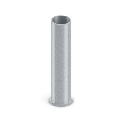 Phoenix Contact, A 10-20 Bootlace Ferrule, 20 mm Pin Length, Sliver to 8 AWG Wire Size