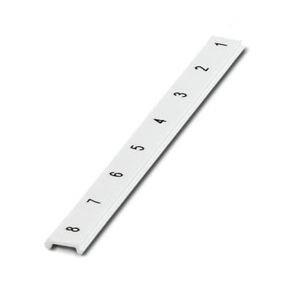 Phoenix Contact, ZBF 6 Polyamide Marker Strip for use with Terminal Block