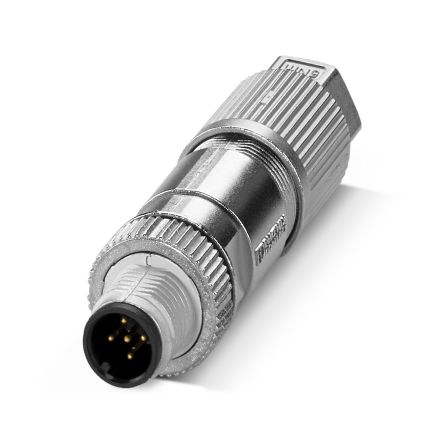 Phoenix Contact Circular Connector, 5 Contacts, Plug-in, M12 Connector, Plug, Male, IP65, IP67, SACC Series