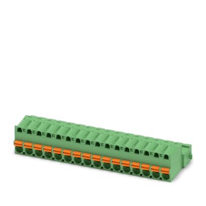 Phoenix Contact FKIC 2 Series PCB Connector, 16-Contact, 5 mm Pitch, Snap-in, 1 Row Push-in Spring