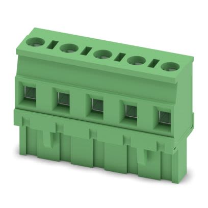 Phoenix Contact GMVSTBR Series PCB Connector, 5-Contact, 7.5 mm Pitch, 1 Row Screw