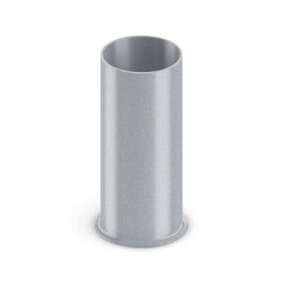 Phoenix Contact, A 95-32 Insulated Bootlace Ferrule, 32 mm Pin Length, 14.5 mm Pin Diameter, Silver to 3 AWG Wire Size