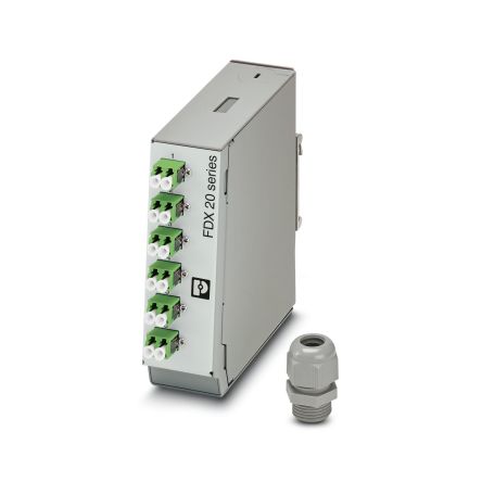 Phoenix Contact FDX 20Series, 2 Port SC, Single Mode Fibre Splice Enclosure
