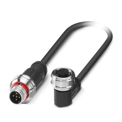 Phoenix Contact Male 5 way Straight to Female 5 way Straight Sensor Cable, 300 mm