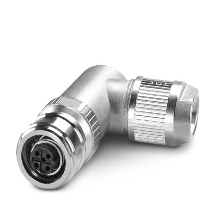 Phoenix Contact Industrial Circular Connector, 4 Contacts, Cable, M12 Connector, Socket, Female, SACC Series
