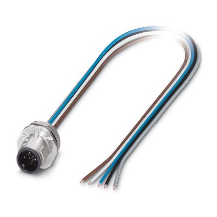 Phoenix Contact Circular Connector, 5 Contacts, Plug-in, M12 Connector, Plug, Male, IP65, IP67, SACC Series