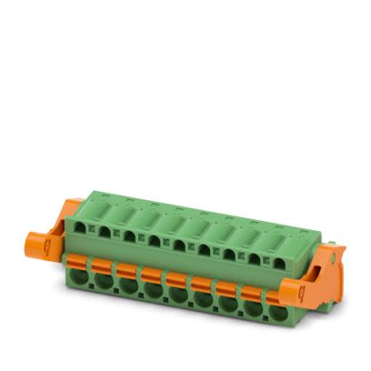 Phoenix Contact FKC 2 Series PCB Connector, 9-Contact, 5.08 mm Pitch, Locking Jack, 1 Row Push-in Spring